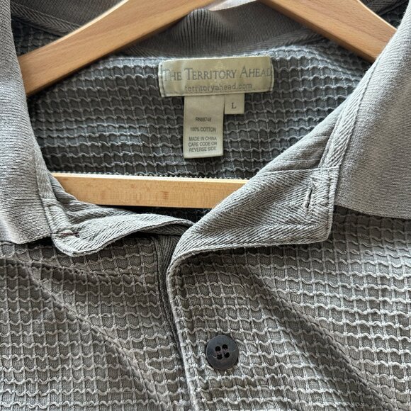 Territory Ahead 100% Cotton Men's Large Short Sleeve Shirt - Picture 3 of 3